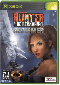 Hunter the Reckoning Redeemer Xbox US box art